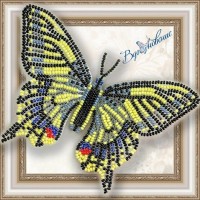 Набор для вышивки бисером бабочки «Махаон»